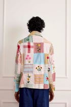 Patchwork Floral Embroidered Jacket view 8