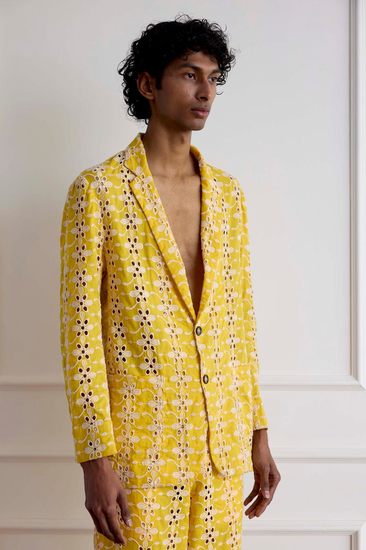 Floral Embroidered Jacket - image 6