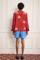 Camel Embroidered Shirt view 2