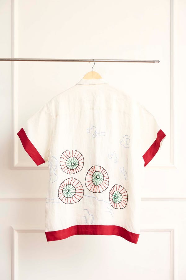 Harago — Landscape Beaded Shirt