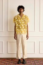 Embroidered Net Shirt view 1