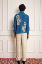 Patchwork Chore Jacket - Indigo view 2