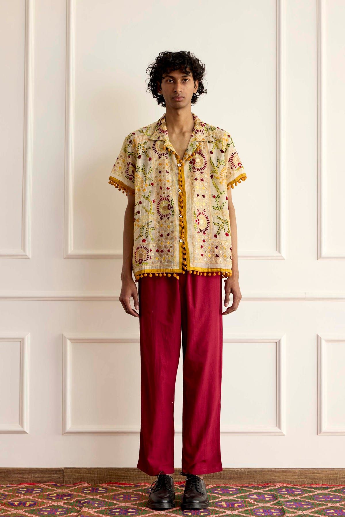 Vintage Embroidered  Shirt - image 1