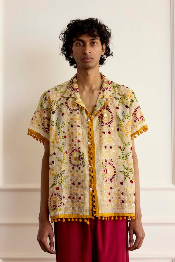 Harago — Vintage Embroidered  Shirt