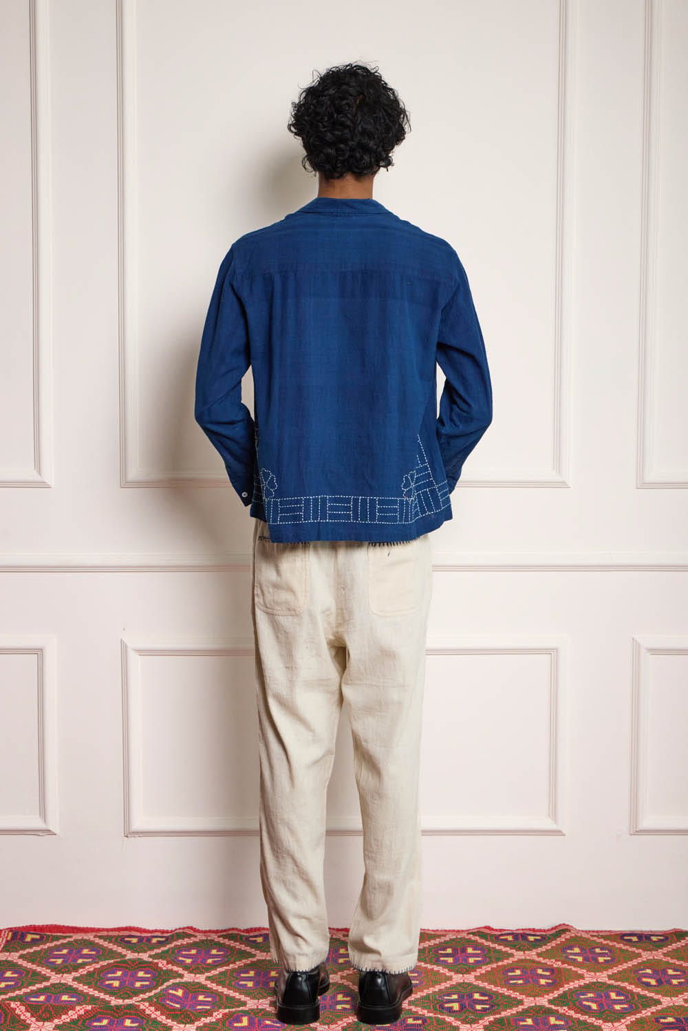 Indigo Kantha Shirt - image 2