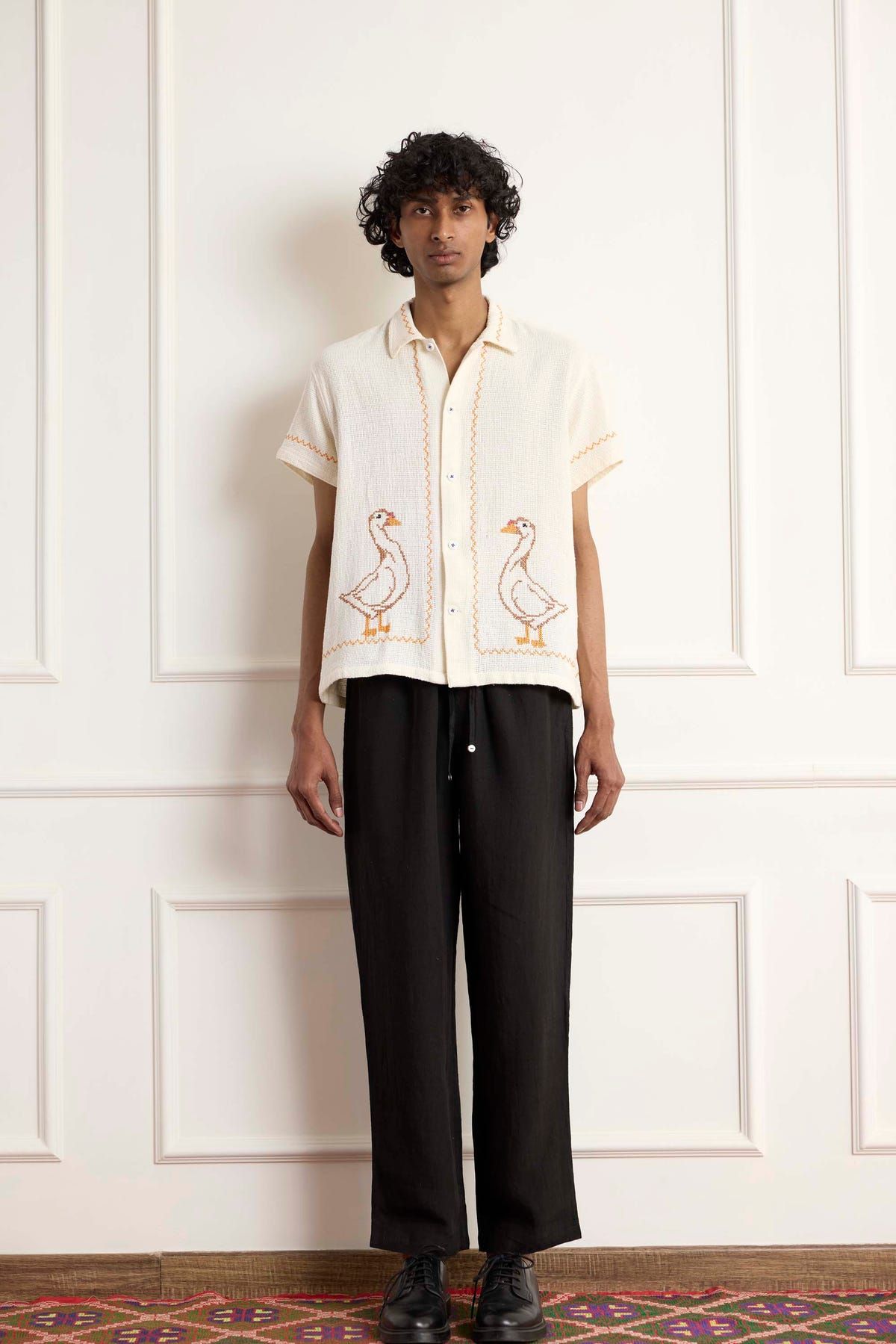 Cross Stitch Short Sleeve Shirt - image 1