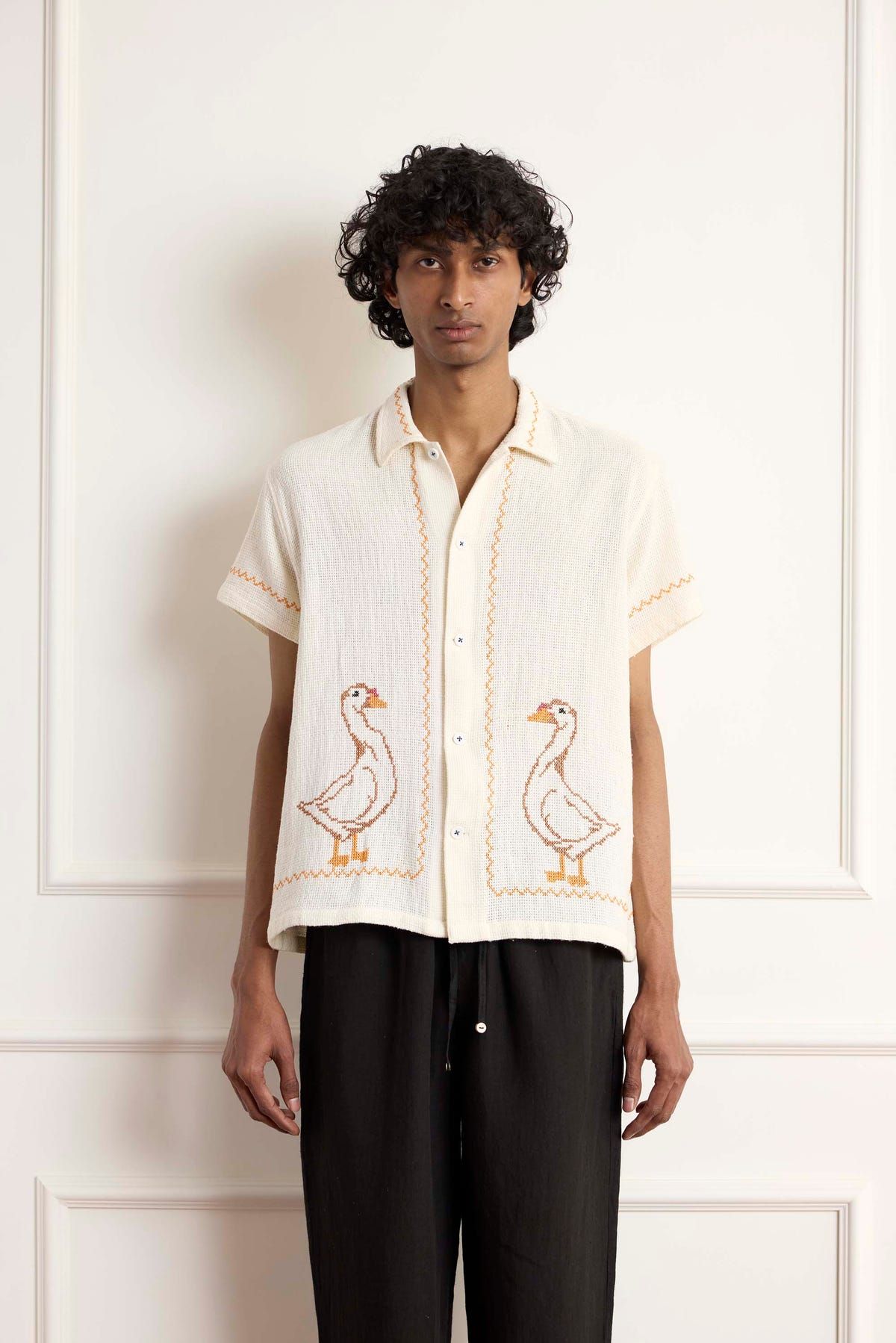 Cross Stitch Short Sleeve Shirt - image 3