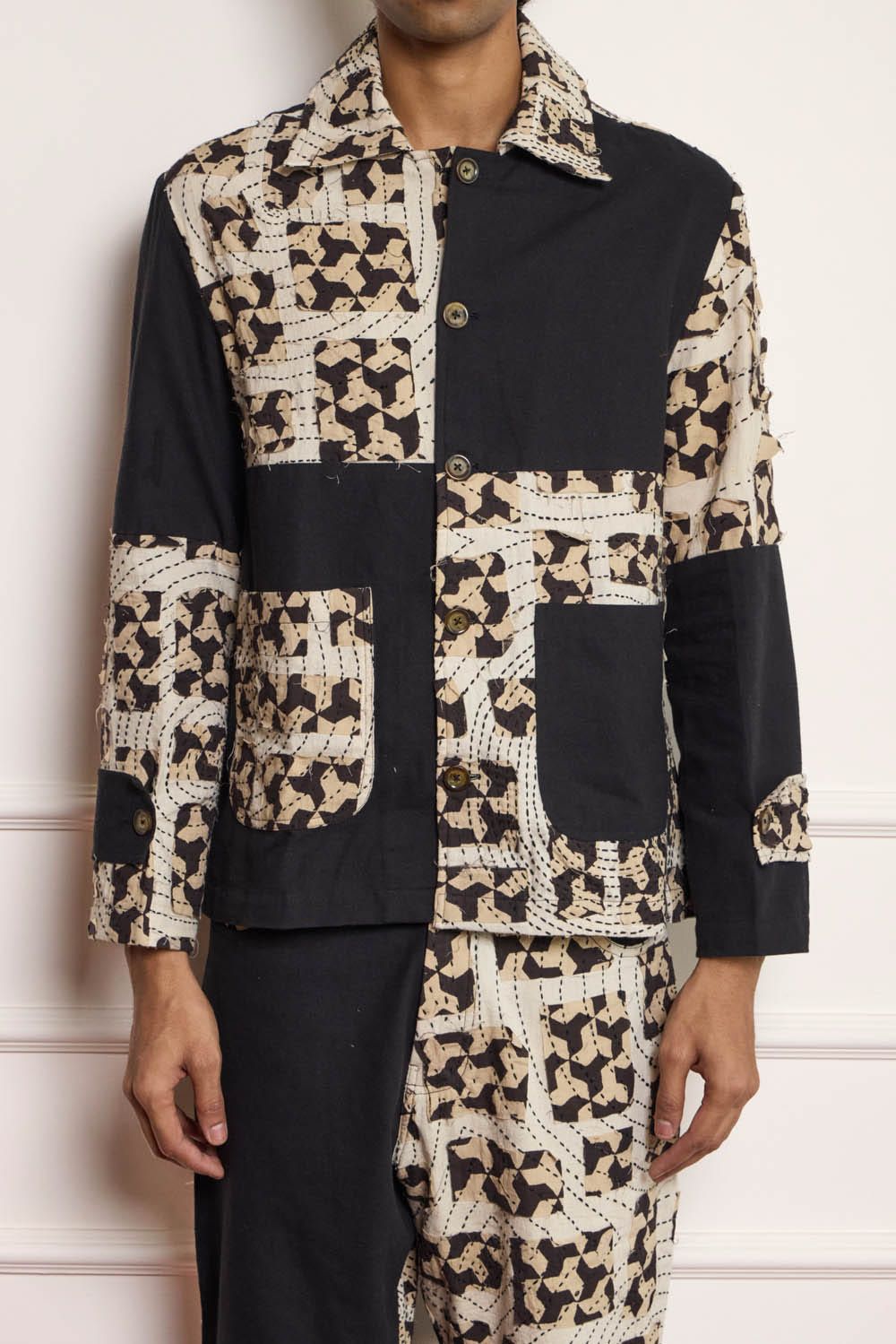 Mosaic Patchwork Jacket - image 3