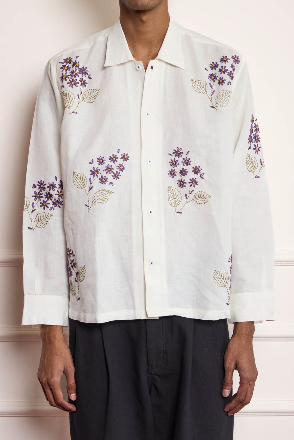 Grapes Embroidered Shirt - image 3