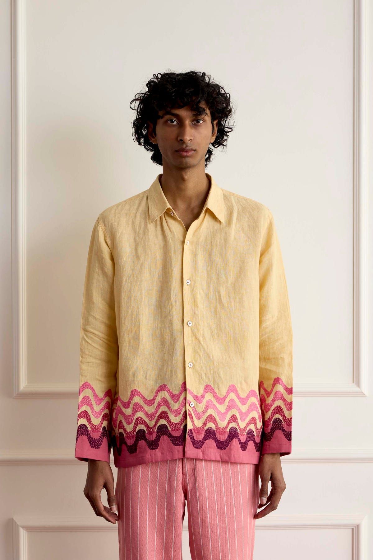 Kantha Embroidered Shirt - image 3