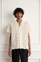 Embroidered Ecru Shirt view 3