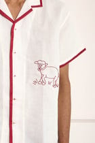 Sheep Hand Embroidered Shirt view 4