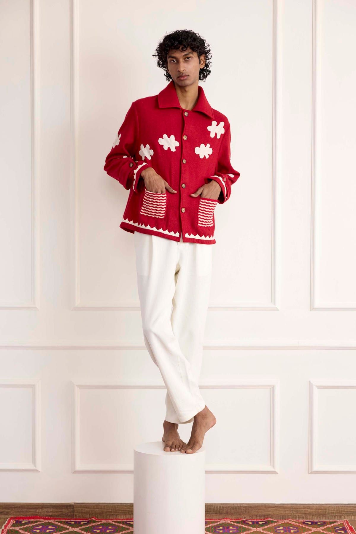 White Pleated Pants - image 3
