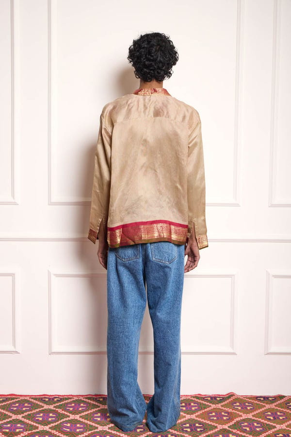 Harago — Handloom Silk Shirt
