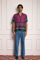 Silk Embroidered Shirt view 1