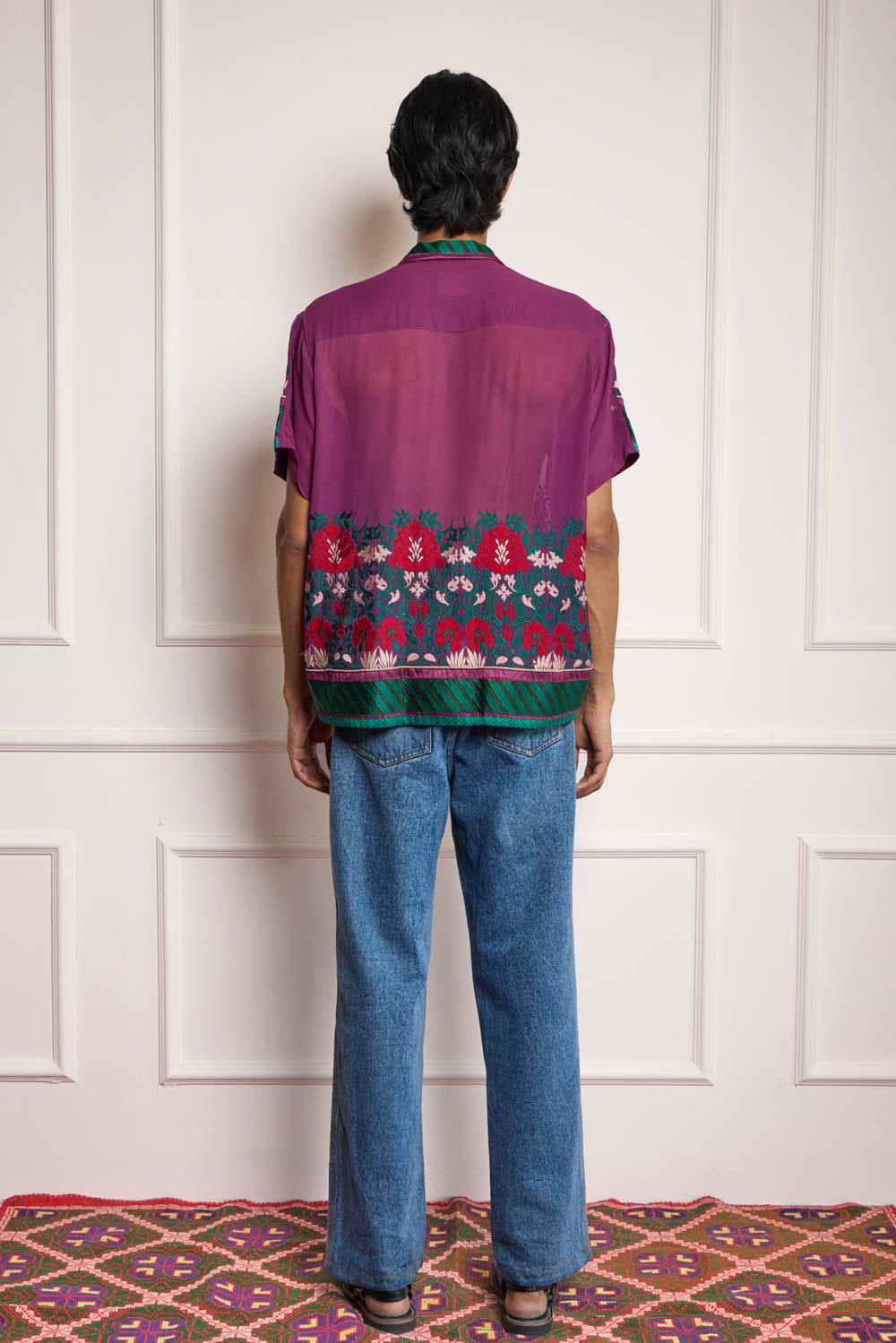 Silk Embroidered Shirt - image 2