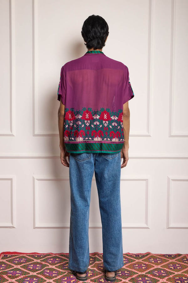 Harago — Silk Embroidered Shirt