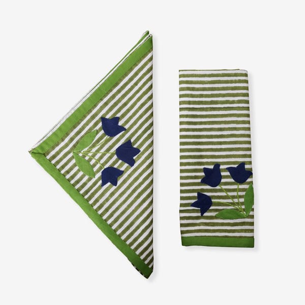 Harago — Tulip Applique Table Napkin