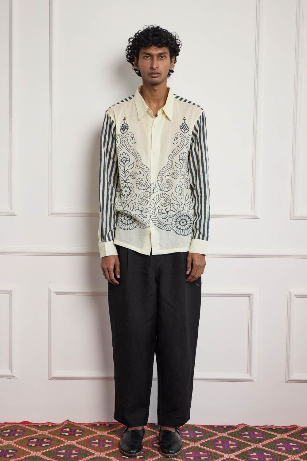 Hand Block Printed Shirt - image 1
