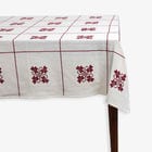 Cross- Stitch Embroidered Tablecloth view 1