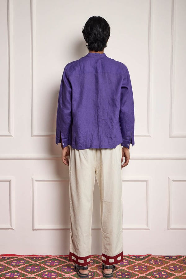 Harago — Purple Iris Shirt