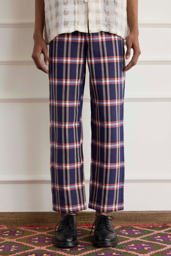 Harago — Madras Checks Pants