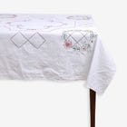 Antique Embroidered Tablecloth view 1