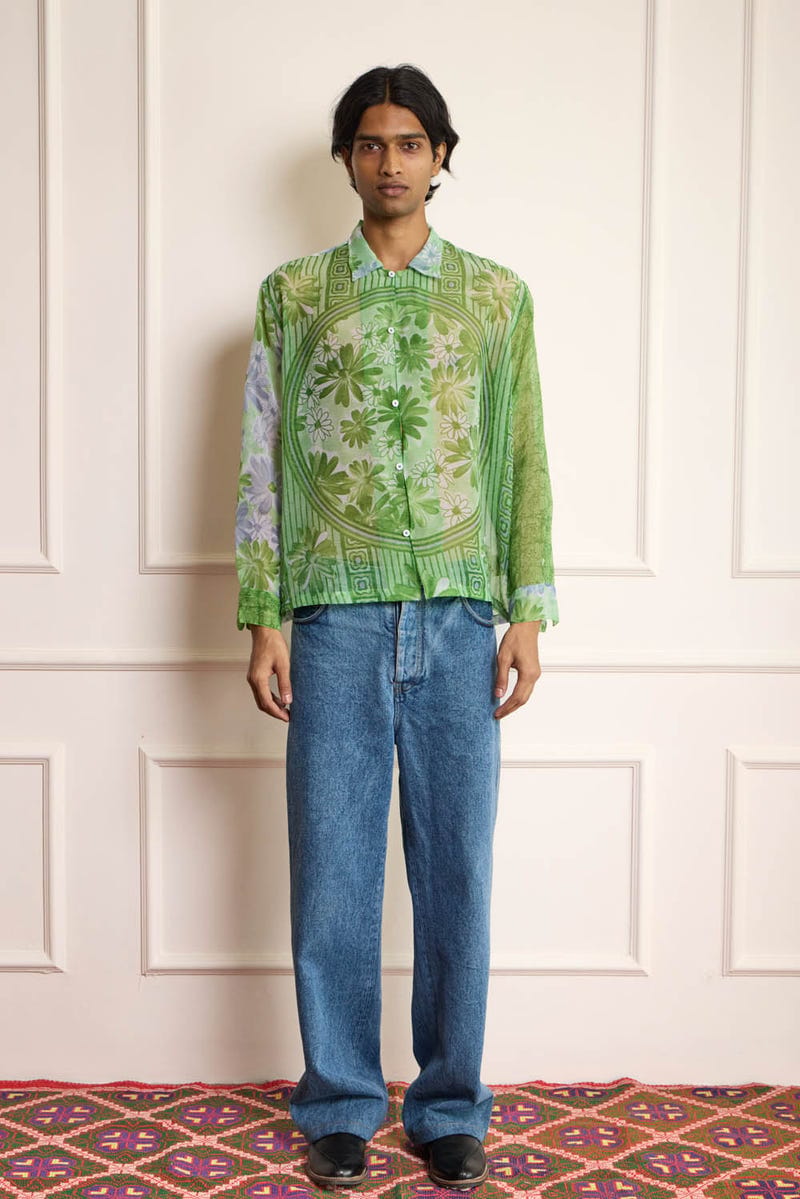 Silk Printed Shirt