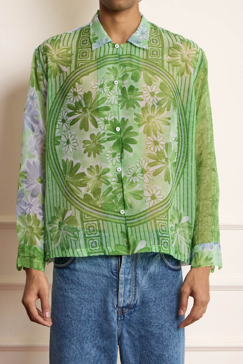 Silk Printed Shirt - image 3