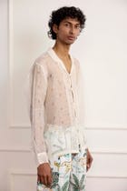 Chanderi Sheer Shirt view 1