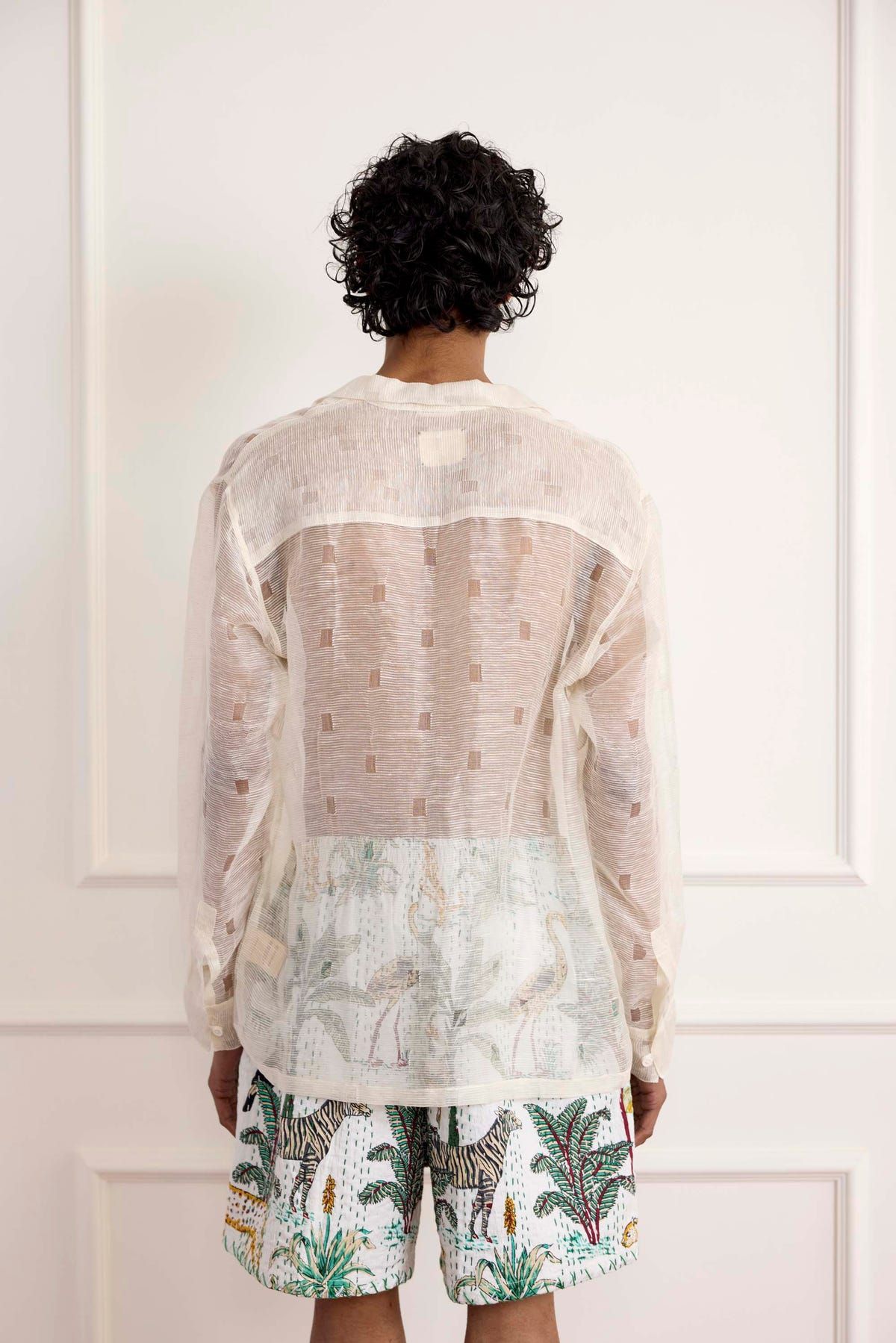 Chanderi Sheer Shirt - image 4