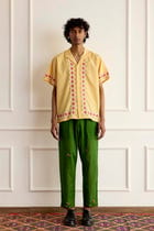 Chicken-Scratch Embroidered Shirt view 1
