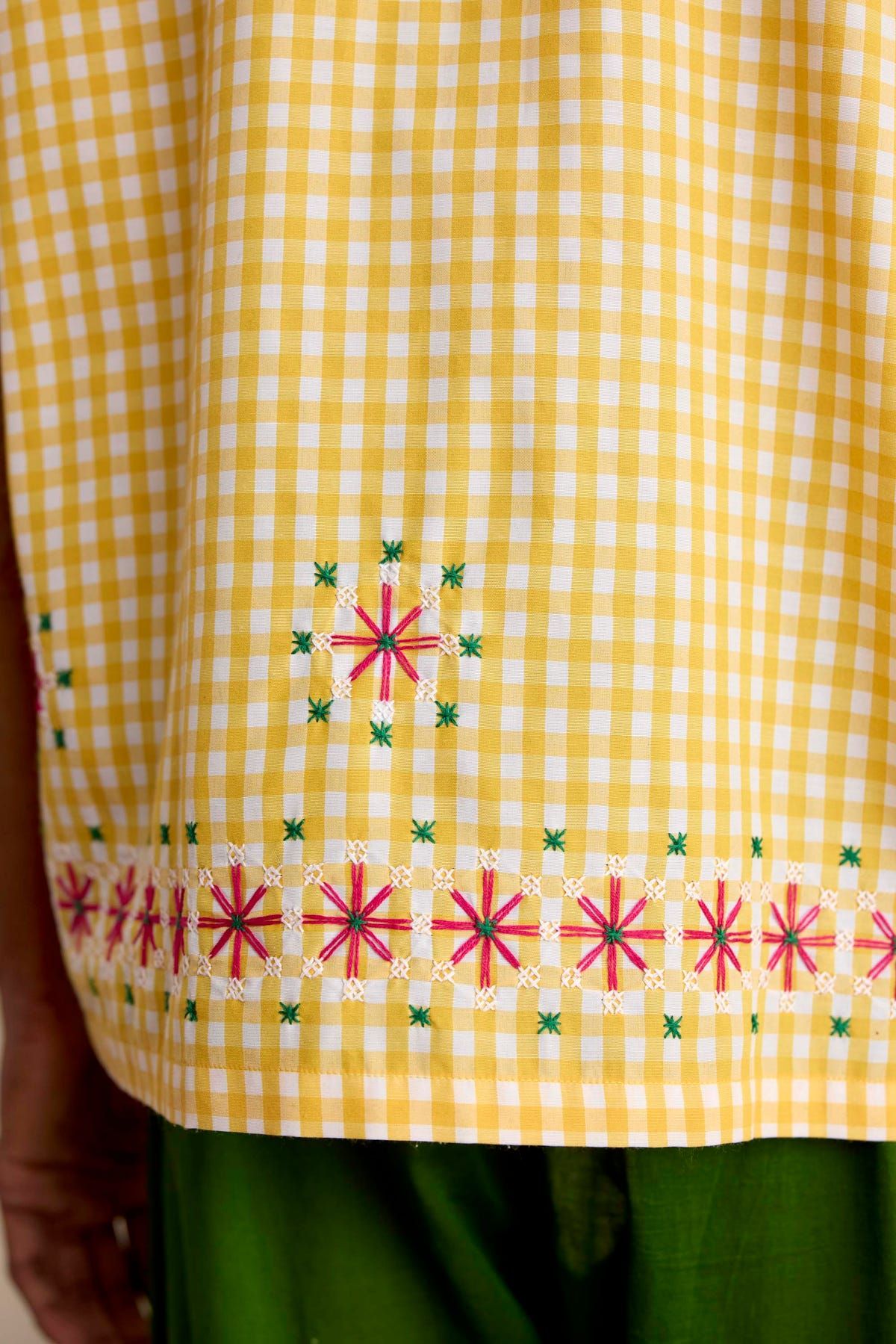Chicken-Scratch Embroidered Shirt - image 6