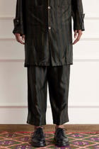 Silk Stripe Pants view 1