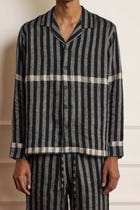 Striped Linen Shirt view 3