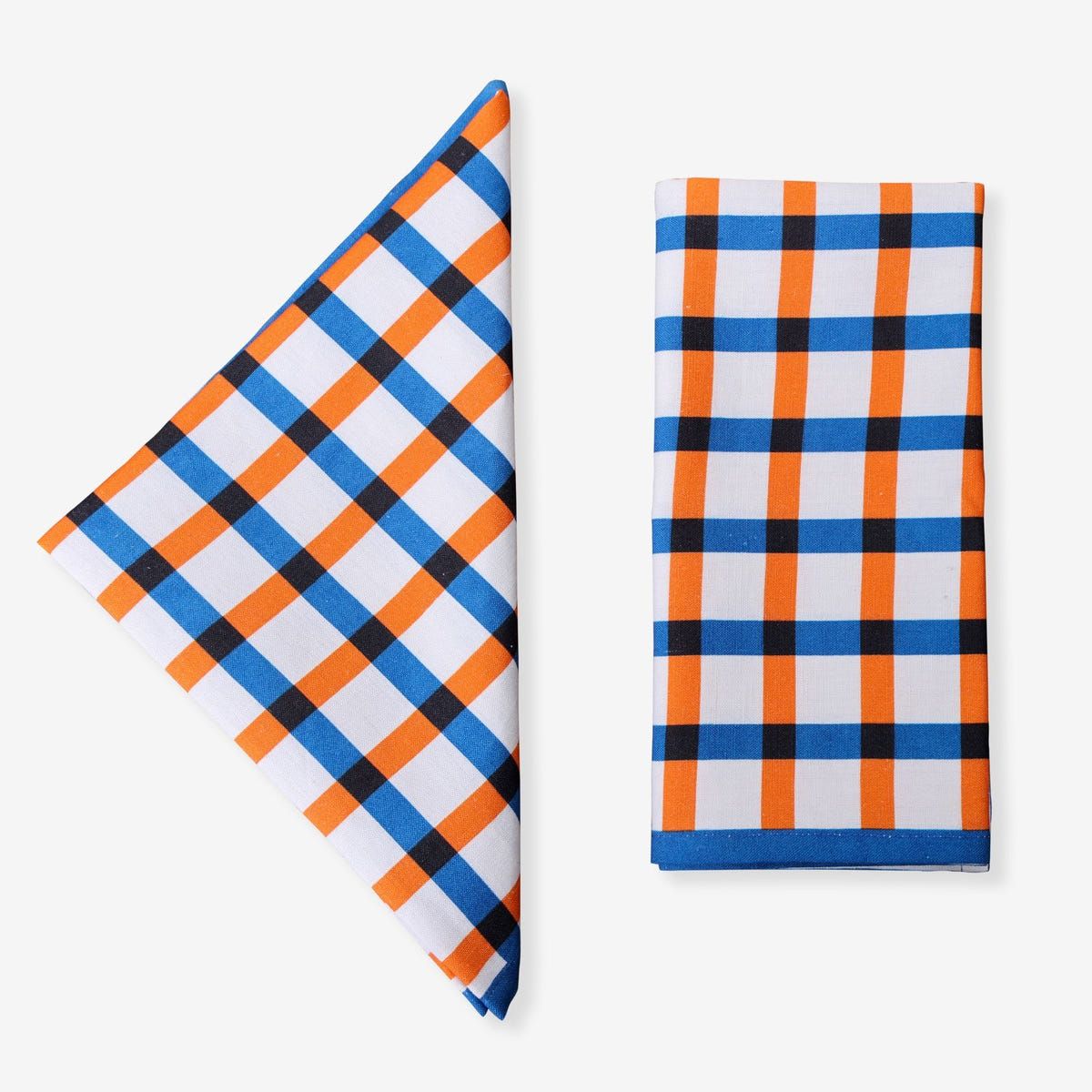 Grid Block Printed Table Napkin - image 1