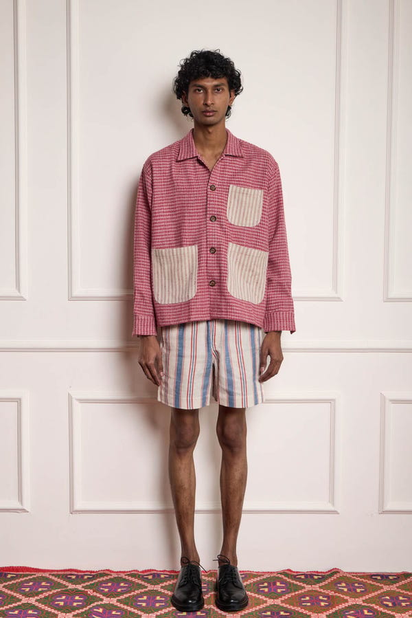Harago — Pink Wool Jacket