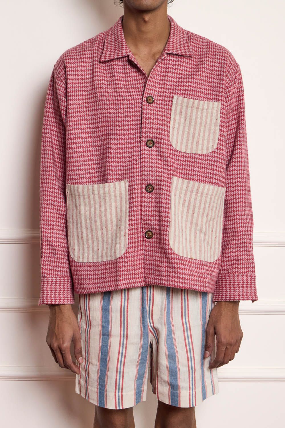 Pink Wool Jacket - image 4