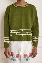 Hand Knitted Jumper Sweater view 3