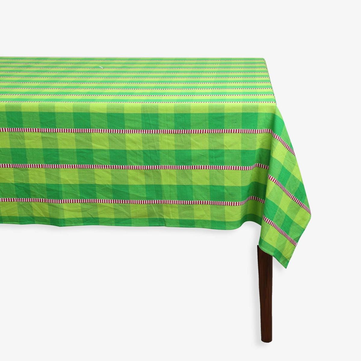 Chettinad Handwoven Checks Tablecloth - image 1