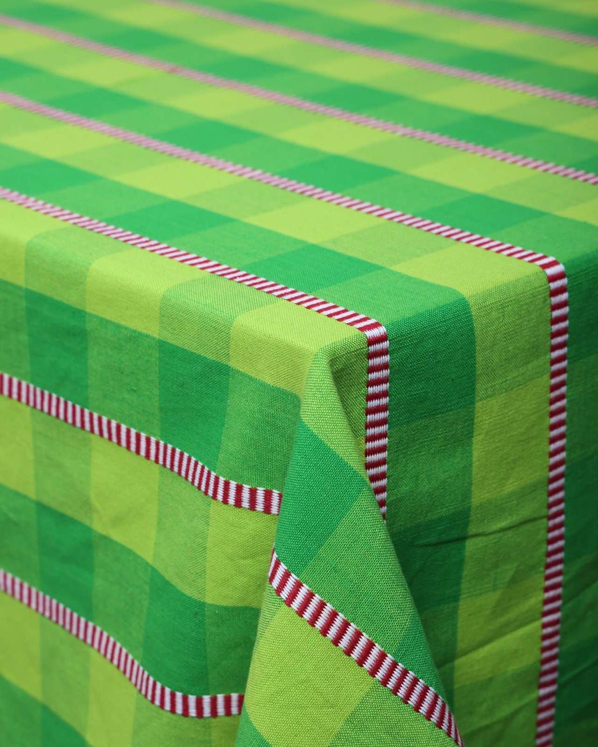 Chettinad Handwoven Checks Tablecloth - image 2
