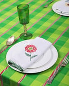 Chettinad Handwoven Checks Tablecloth view 3