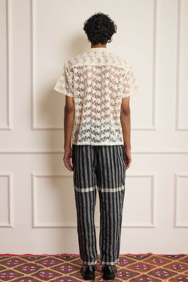Harago — Lace Bloom Shirt