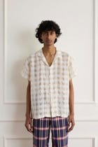 Ecru Loose Weave Shirt view 3