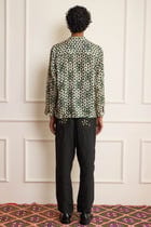 Beaded Linen Shirt view 3