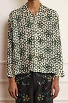 Beaded Linen Shirt view 4