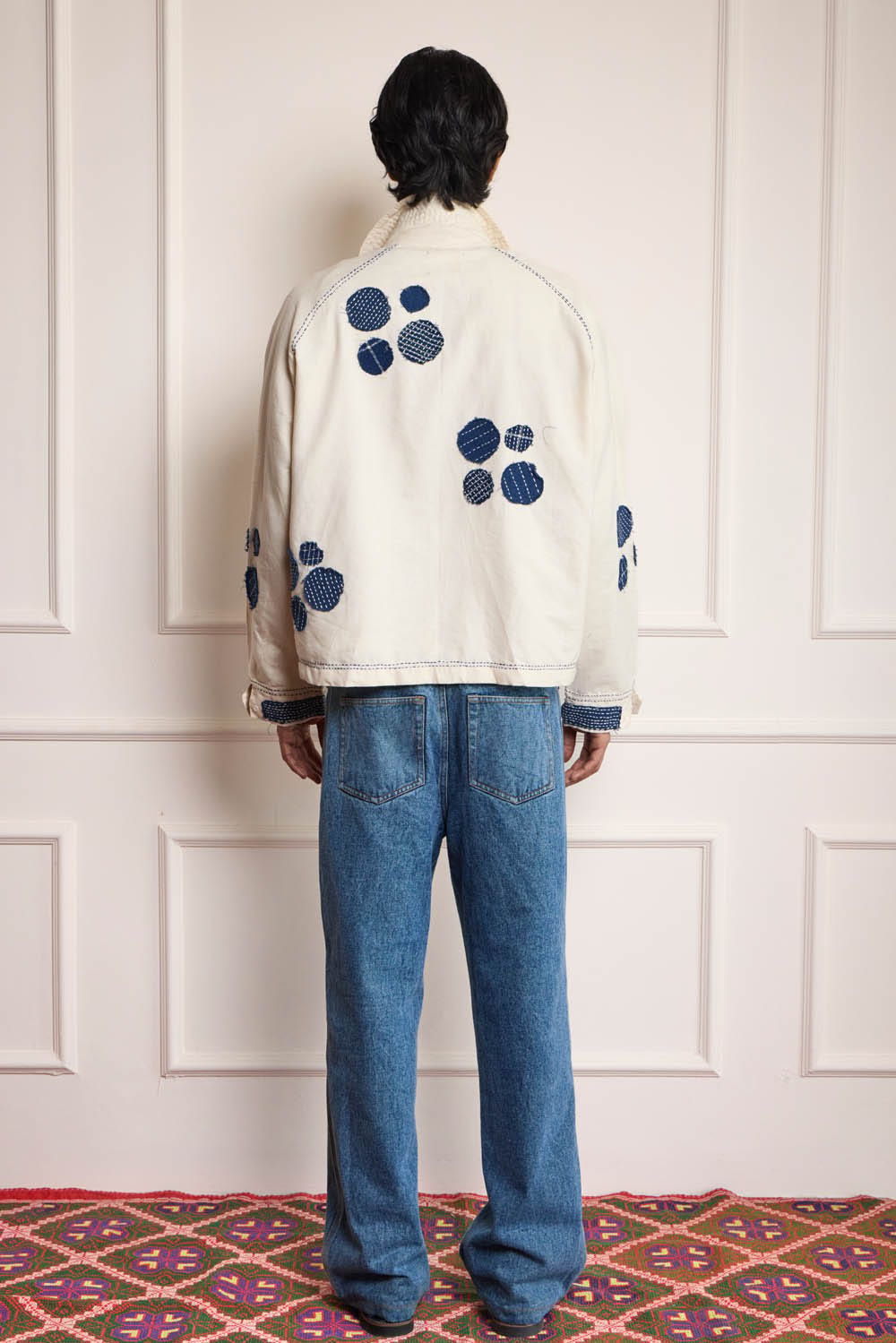 Applique Cropped Jacket - image 2