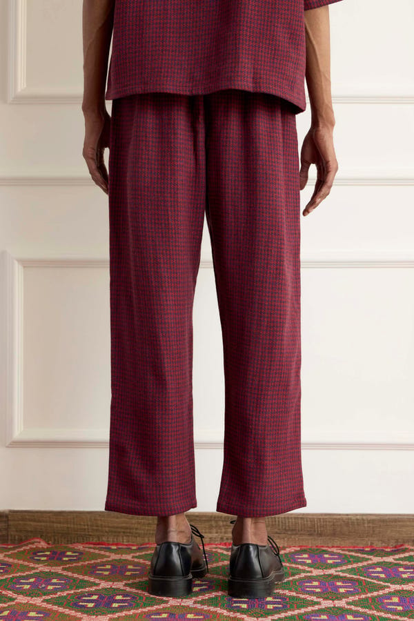 Harago — Wool Drawstring Pants