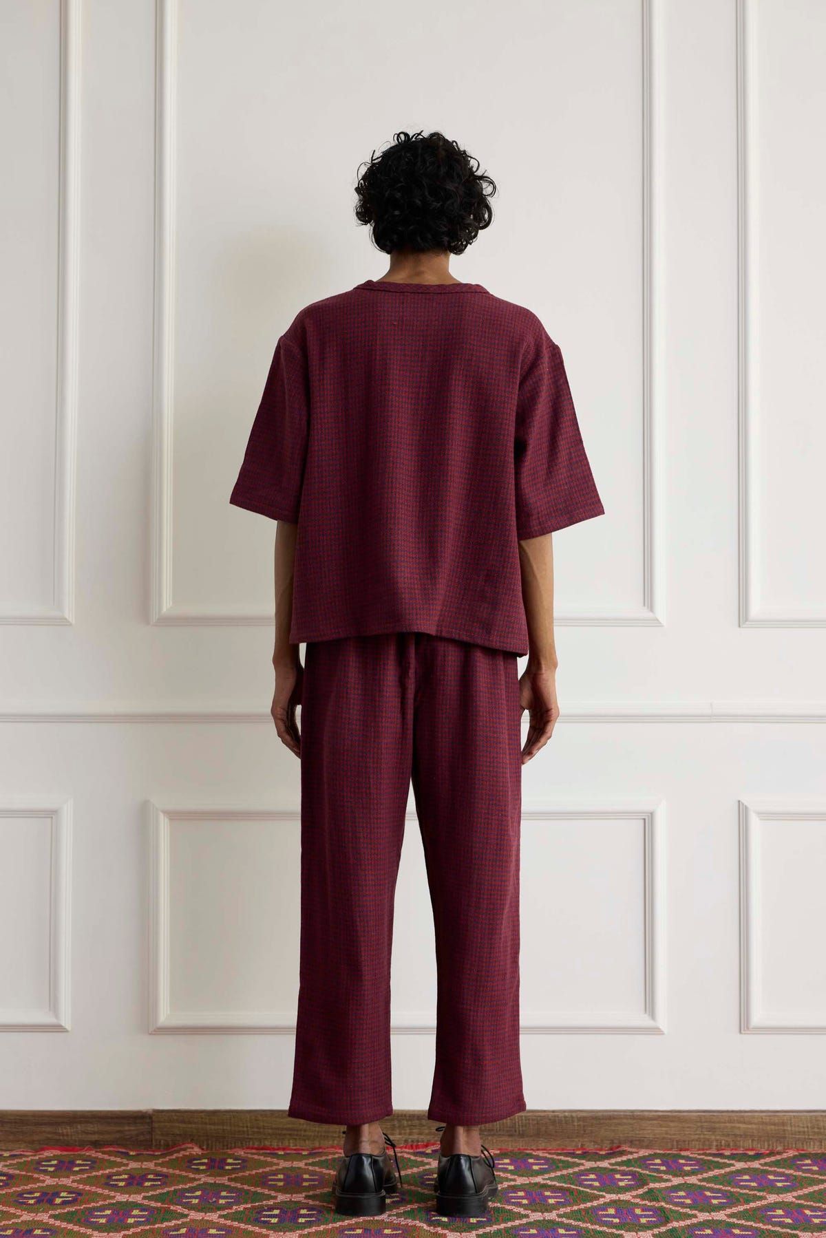Wool Drawstring Pants - image 3