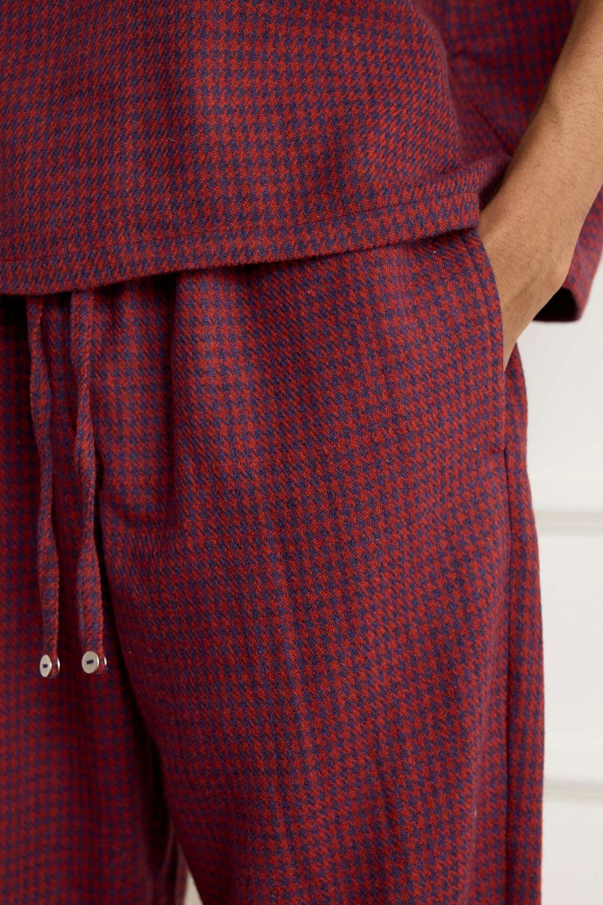Wool Drawstring Pants - image 4